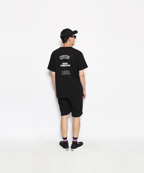 RUDIE'S（ルーディーズ）の「SLICK POCKET TEE（Tシャツ/カットソー・メンズ・ホワイト/ブラック・L/XL）」の2枚目の写真