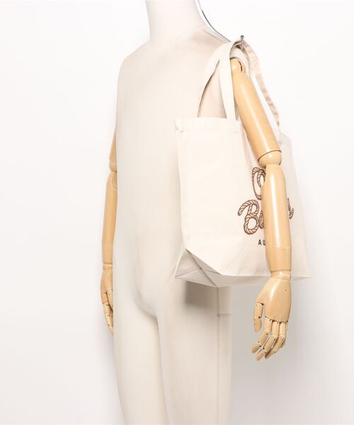 Ol' Basics(オールベーシックス)の「Ol' Basics(オール・ベーシックス) トートバッグ キャンバス ロープロゴ プリント 鞄 BAG アメカジ メンズ レディース ユニセックス MLサイズ(トートバッグ・レディース・ナチュラル・FREE)」の6枚目の写真