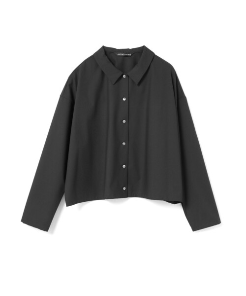 mizuiroind(ミズイロインド)の「mizuiro ind T/Rワイドシャツ(シャツ/ブラウス・レディース・チャコールグレー/ブラック/ネイビー/グレー・FREE)」の2枚目の写真