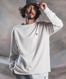 ANGENEHM | mlt5801-Smooth Jersey Narrow Boat-Neck Long Sleeve T-shirt ロングスリーブTシャツ(AG07-001acg)(Tシャツ/カットソー)
