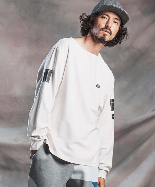 ANGENEHM（アンゲネーム）の「mlt5801-Smooth Jersey Narrow Boat-Neck Long Sleeve T-shirt ロングスリーブTシャツ(AG07-001acg)（Tシャツ/カットソー・メンズ・オフホワイト/ミント/ブラック/ミックスグレー/ワイン・S/M/L）」の21枚目の写真