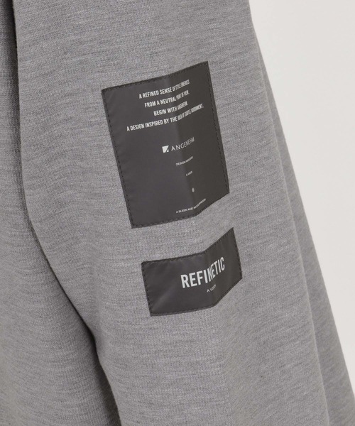 ANGENEHM（アンゲネーム）の「mlt5801-Smooth Jersey Narrow Boat-Neck Long Sleeve T-shirt ロングスリーブTシャツ(AG07-001acg)（Tシャツ/カットソー・メンズ・オフホワイト/ミント/ブラック/ミックスグレー/ワイン・S/M/L）」の7枚目の写真