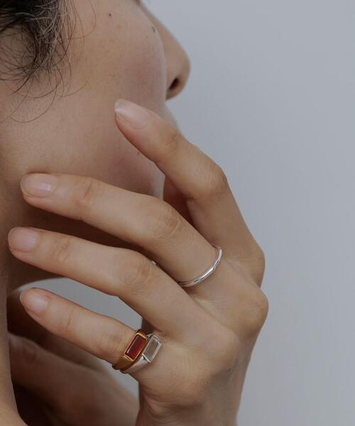 SMELLY(スメリー)の「SMELLY so’ textured minimal ring(リング・レディース・シルバー・11)」の2枚目の写真