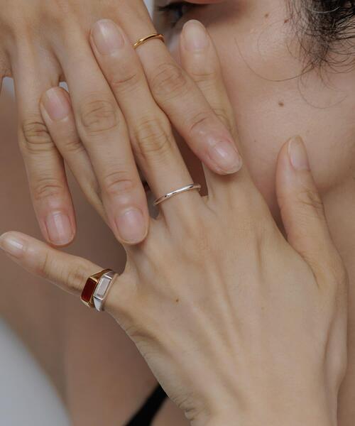 SMELLY(スメリー)の「SMELLY so’ textured minimal ring(リング・レディース・シルバー・11)」の3枚目の写真