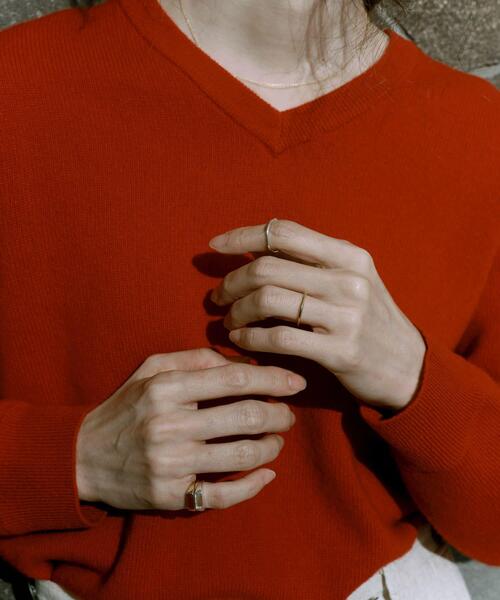 SMELLY(スメリー)の「SMELLY so’ textured minimal ring(リング・レディース・シルバー・11)」の6枚目の写真