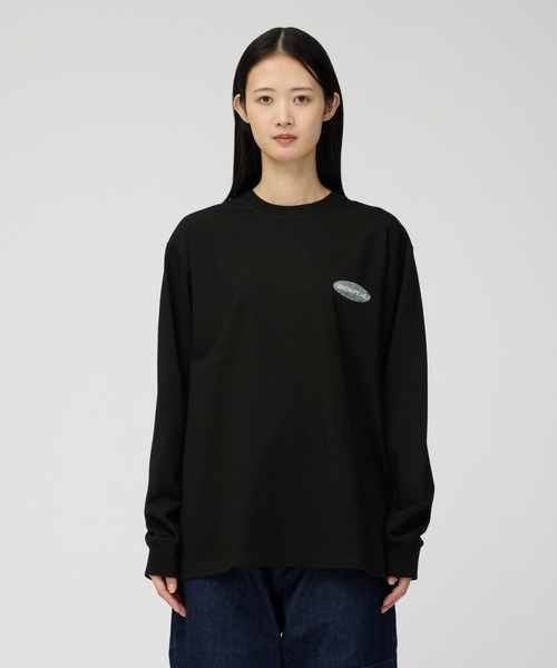 Snow Peak(スノーピーク)の「Snow Peak / Campscape L/S T-Shirt キャンプスケープ 長袖Tシャツ(Tシャツ/カットソー・メンズ・ブラウン/アイボリー/ブラック・XL/L/M/S)」の2枚目の写真