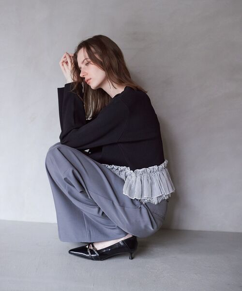 YECCA VECCA(イェッカヴェッカ)の「ポインテッドストラップパンプス(パンプス・レディース・ブラック/シルバー系その他/レオパード・22.5cm/23.5cm/24.5cm)」の7枚目の写真