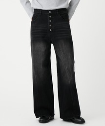 EVOLVERA（エボルヴェラー）の「Vintage Button-Fry Semi-Flare Denim Pants / ヴィンテージ ボタンフライ セミフレアデニムパンツ（デニムパンツ）」