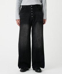 EVOLVERA（エボルヴェラー）の「Vintage Button-Fry Semi-Flare Denim Pants / ヴィンテージ ボタンフライ セミフレアデニムパンツ（デニムパンツ）」