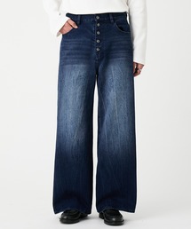 EVOLVERA（エボルヴェラー）の「Vintage Button-Fry Semi-Flare Denim Pants / ヴィンテージ ボタンフライ セミフレアデニムパンツ（デニムパンツ）」
