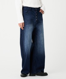 EVOLVERA（エボルヴェラー）の「Vintage Button-Fry Semi-Flare Denim Pants / ヴィンテージ ボタンフライ セミフレアデニムパンツ（デニムパンツ）」