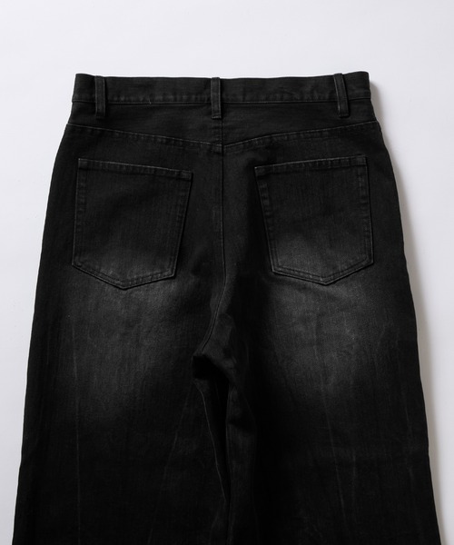 EVOLVERA(エボルヴェラー)の「Vintage Button-Fry Semi-Flare Denim Pants / ヴィンテージ ボタンフライ セミフレアデニムパンツ(デニムパンツ・メンズ・ブルー/ブラック・M/L)」の12枚目の写真