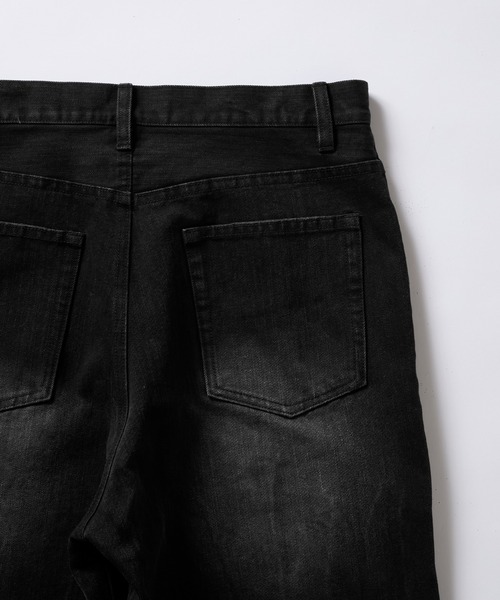 EVOLVERA(エボルヴェラー)の「Vintage Button-Fry Semi-Flare Denim Pants / ヴィンテージ ボタンフライ セミフレアデニムパンツ(デニムパンツ・メンズ・ブルー/ブラック・M/L)」の15枚目の写真