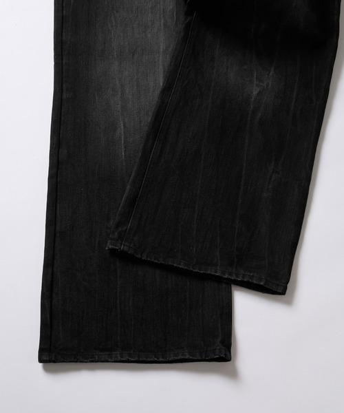 EVOLVERA(エボルヴェラー)の「Vintage Button-Fry Semi-Flare Denim Pants / ヴィンテージ ボタンフライ セミフレアデニムパンツ(デニムパンツ・メンズ・ブルー/ブラック・M/L)」の18枚目の写真