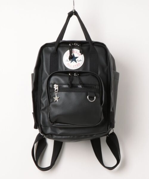 CONVERSE(コンバース)の「CV RETRO PU LEATHER SCHOOL BACKPACK S(バックパック/リュック・メンズ・ブラウン/ブラック・FREE)」の1枚目の写真