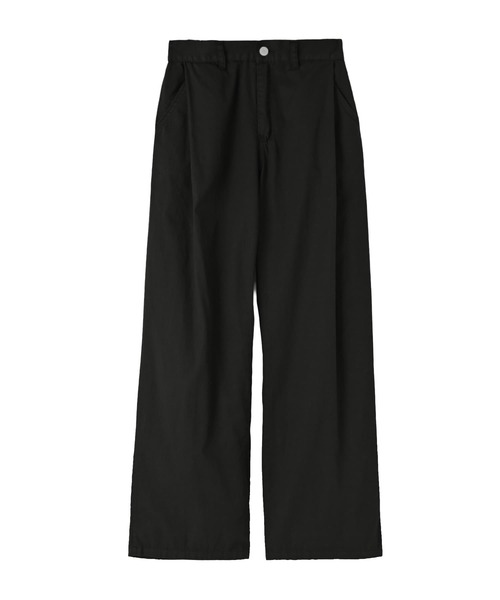 STYLE DELI（スタイルデリ）の「こなれた洗い加工タック入りコットンパンツ（その他パンツ・レディース・ブラック/ブラウン・FREE）」の7枚目の写真
