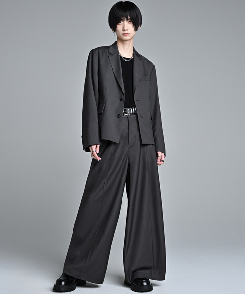 ADRER(アドラー)の「TR single breasted tailored jacket / TR シングルブレスト テーラードジャケット(テーラードジャケット・メンズ・チャコールグレー/ブラック・XS/S/M/L)」の13枚目の写真