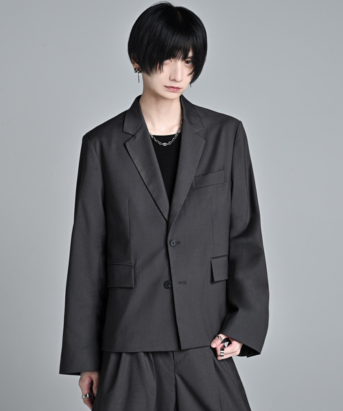 ADRER(アドラー)の「TR single breasted tailored jacket / TR シングルブレスト テーラードジャケット(テーラードジャケット・メンズ・チャコールグレー/ブラック・XS/S/M/L)」の12枚目の写真