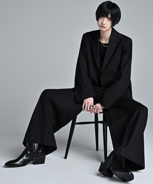 ADRER(アドラー)の「TR single breasted tailored jacket / TR シングルブレスト テーラードジャケット(テーラードジャケット・メンズ・チャコールグレー/ブラック・XS/S/M/L)」の6枚目の写真
