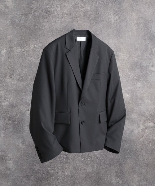 ADRER(アドラー)の「TR single breasted tailored jacket / TR シングルブレスト テーラードジャケット(テーラードジャケット・メンズ・チャコールグレー/ブラック・XS/S/M/L)」の16枚目の写真