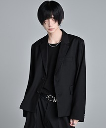 メンズのテーラードジャケット（ブラック/黒色系）ファッション通販