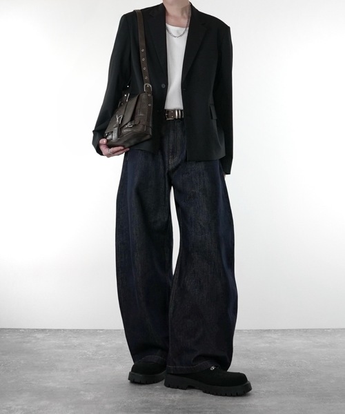 ADRER(アドラー)の「TR single breasted tailored jacket / TR シングルブレスト テーラードジャケット(テーラードジャケット・メンズ・チャコールグレー/ブラック・XS/S/M/L)」の7枚目の写真