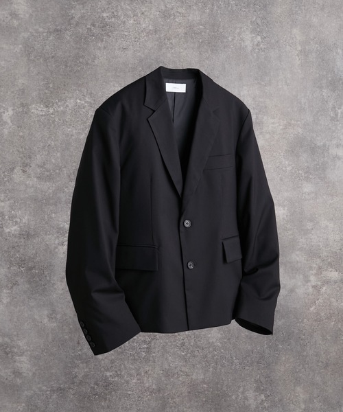 ADRER(アドラー)の「TR single breasted tailored jacket / TR シングルブレスト テーラードジャケット(テーラードジャケット・メンズ・チャコールグレー/ブラック・XS/S/M/L)」の18枚目の写真