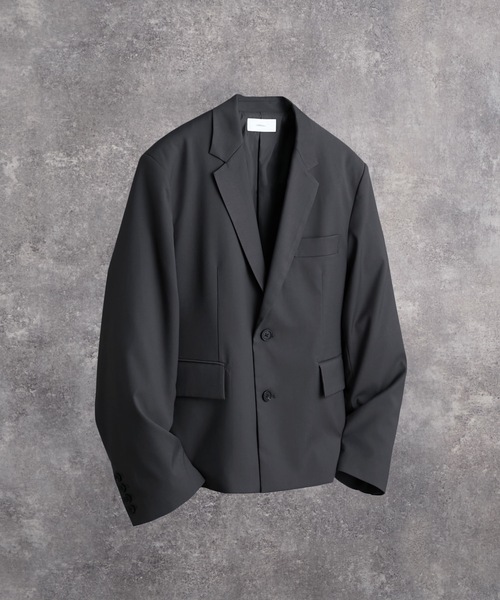 ADRER(アドラー)の「TR single breasted tailored jacket / TR シングルブレスト テーラードジャケット(テーラードジャケット・メンズ・チャコールグレー/ブラック・XS/S/M/L)」の10枚目の写真
