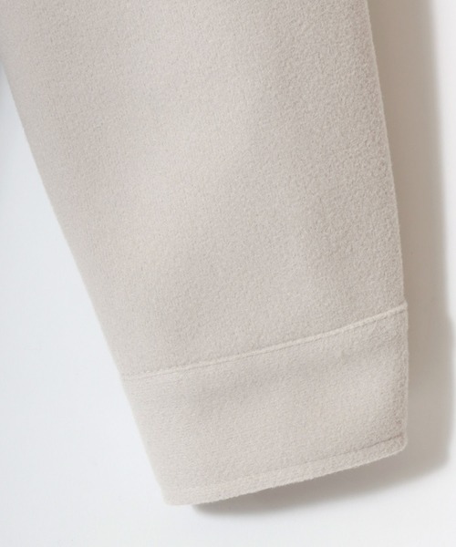 U.S. POLO ASSN.（ユーエスポロアッスン）の「U.S. POLO ASSN./ユーエスポロアッスン Melton Zip Blouson/オーバーサイズ メルトン ジップブルゾン/ハリントンジャケット/レディース メンズ（ブルゾン・メンズ・ネイビー/キャメル/チャコールグレー/アイボリー/ブラック・L/M/LL）」の18枚目の写真