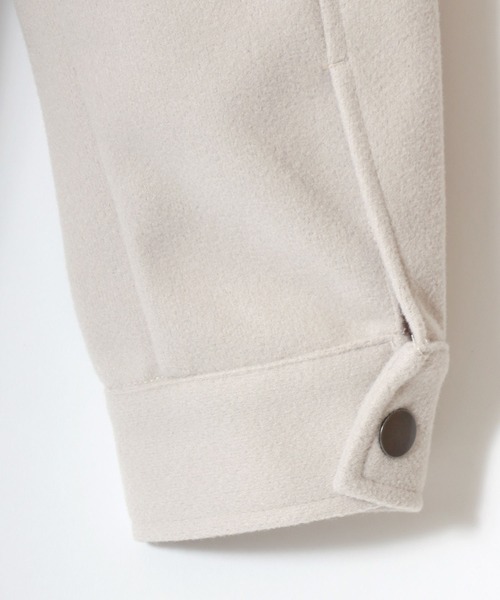 U.S. POLO ASSN.（ユーエスポロアッスン）の「U.S. POLO ASSN./ユーエスポロアッスン Melton Zip Blouson/オーバーサイズ メルトン ジップブルゾン/ハリントンジャケット/レディース メンズ（ブルゾン・メンズ・ネイビー/キャメル/チャコールグレー/アイボリー/ブラック・L/M/LL）」の19枚目の写真