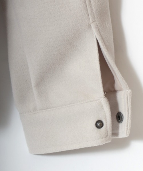 U.S. POLO ASSN.（ユーエスポロアッスン）の「U.S. POLO ASSN./ユーエスポロアッスン Melton Zip Blouson/オーバーサイズ メルトン ジップブルゾン/ハリントンジャケット/レディース メンズ（ブルゾン・メンズ・ネイビー/キャメル/チャコールグレー/アイボリー/ブラック・L/M/LL）」の20枚目の写真