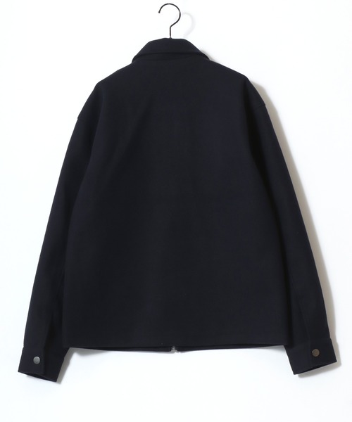 U.S. POLO ASSN.（ユーエスポロアッスン）の「U.S. POLO ASSN./ユーエスポロアッスン Melton Zip Blouson/オーバーサイズ メルトン ジップブルゾン/ハリントンジャケット/レディース メンズ（ブルゾン・メンズ・ネイビー/キャメル/チャコールグレー/アイボリー/ブラック・L/M/LL）」の9枚目の写真