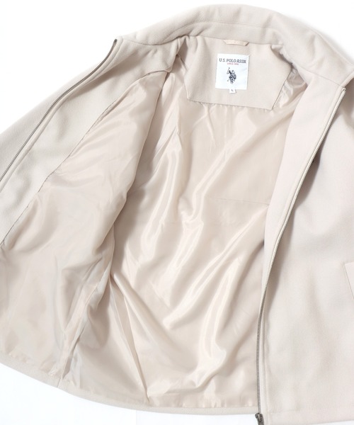 U.S. POLO ASSN.（ユーエスポロアッスン）の「U.S. POLO ASSN./ユーエスポロアッスン Melton Zip Blouson/オーバーサイズ メルトン ジップブルゾン/ハリントンジャケット/レディース メンズ（ブルゾン・メンズ・ネイビー/キャメル/チャコールグレー/アイボリー/ブラック・L/M/LL）」の21枚目の写真