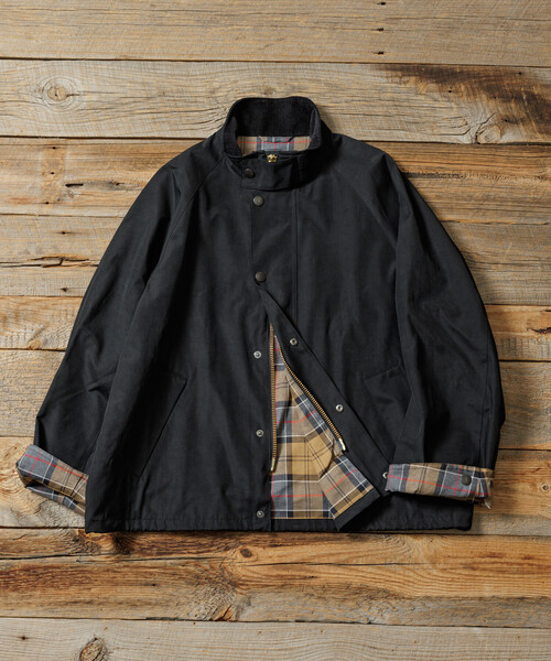 FREAK'S STORE(フリークスストア)の「Barbour | FREAK'S STORE/バブアー 別注 BLOUSON TRANSPORT JACKET/ブルゾン トランスポート ジャケット(ブルゾン・レディース・オリーブ/ブラウン/ブラック・34/38/36)」の2枚目の写真