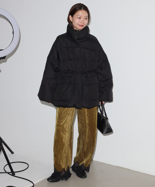 SLOBE IENA(スローブイエナ)の「ベロアヘムレースパンツ(その他パンツ・レディース・カーキ/ネイビー・36/38)」の8枚目の写真