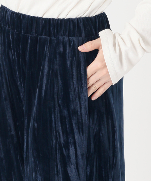 SLOBE IENA(スローブイエナ)の「ベロアヘムレースパンツ(その他パンツ・レディース・カーキ/ネイビー・36/38)」の20枚目の写真