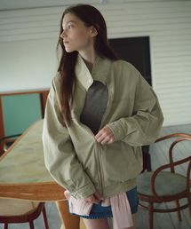 COTTON BLOUSON JUMPER BEIGE