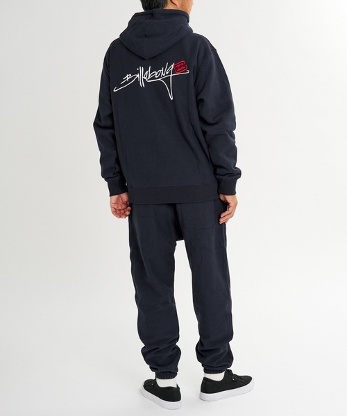 BILLABONG(ビラボン)の「【直営店限定】BILLABONG メンズ R STYLE パーカー 【2026年秋冬モデル】/ビラボンバックプリントレトロロゴジップアップフーディー(パーカー・メンズ・ネイビー/ブラック/グレー・MEDIUM/LARGE/X-LARGE)」の4枚目の写真
