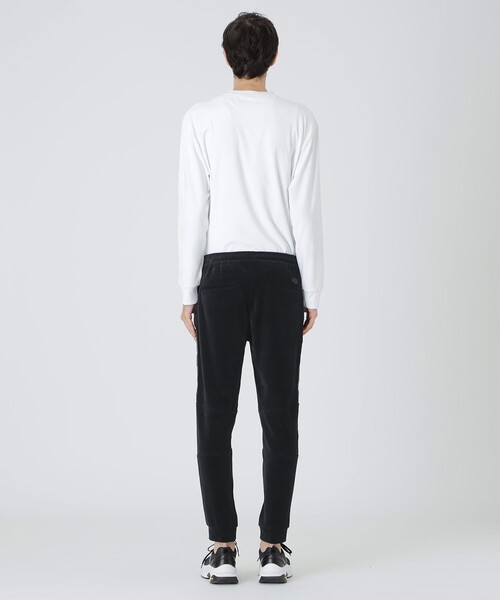 BLACK LABEL CRESTBRIDGE(ブラックレーベル・クレストブリッジ)の「【BLACK lab.】ベロアジャージートラックパンツ(その他パンツ・メンズ・ダークブラウン/ブラック・S/L/XL/M)」の5枚目の写真