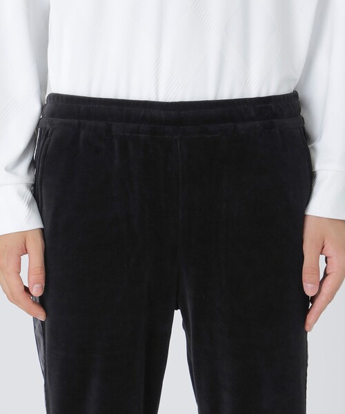 BLACK LABEL CRESTBRIDGE(ブラックレーベル・クレストブリッジ)の「【BLACK lab.】ベロアジャージートラックパンツ(その他パンツ・メンズ・ダークブラウン/ブラック・S/L/XL/M)」の6枚目の写真