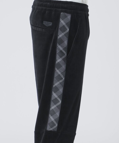 BLACK LABEL CRESTBRIDGE(ブラックレーベル・クレストブリッジ)の「【BLACK lab.】ベロアジャージートラックパンツ(その他パンツ・メンズ・ダークブラウン/ブラック・S/L/XL/M)」の8枚目の写真