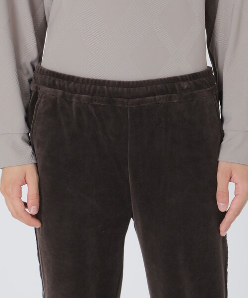 BLACK LABEL CRESTBRIDGE(ブラックレーベル・クレストブリッジ)の「【BLACK lab.】ベロアジャージートラックパンツ(その他パンツ・メンズ・ダークブラウン/ブラック・S/L/XL/M)」の15枚目の写真