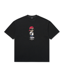 共用) ストリートスナップバックヒップドッグ半袖Tシャツ