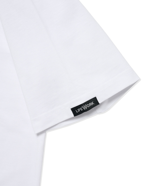LIFE WORK(ライフワーク)の「共用) ストリートスナップバックヒップドッグ半袖Tシャツ(Tシャツ/カットソー・メンズ・ホワイト/ブラック/ブルー・SMALL/MEDIUM/LARGE)」の7枚目の写真