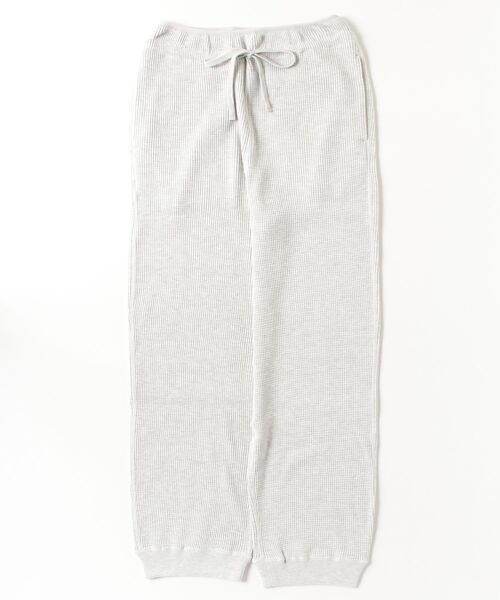 anuke（アンヌーク）の「Waffle Wide Pants 62620711（その他パンツ・レディース・オフホワイト/ブラウン・36/38）」の2枚目の写真