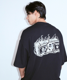 WAYDN（ウェイドゥン）の「フレイムワイルドフィット 半袖 ブラック（Tシャツ/カットソー）」