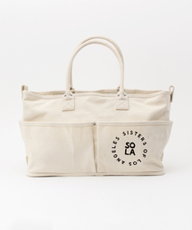 BOAT TOTE BLACK PRINT/ボートトートバッグ