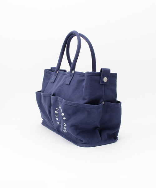 SoLA（Sister Of  Los Angels)（ソラ（シスターオブロサンゼルス））の「BOAT TOTE BLACK PRINT/ボートトートバッグ（トートバッグ・レディース・ベージュ/ネイビー・FREE）」の3枚目の写真