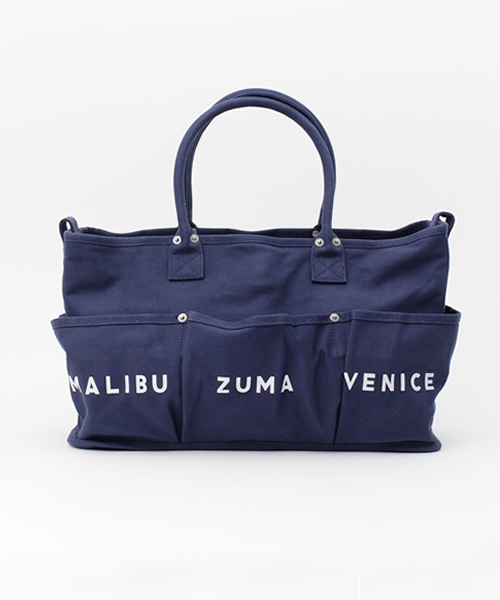 SoLA（Sister Of  Los Angels)（ソラ（シスターオブロサンゼルス））の「BOAT TOTE BLACK PRINT/ボートトートバッグ（トートバッグ・レディース・ベージュ/ネイビー・FREE）」の4枚目の写真