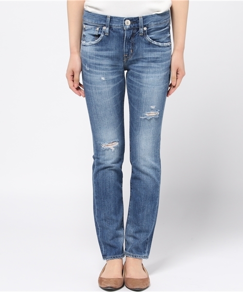 RED CARD TOKYO（レッドカード）の「RED CARD デニムパンツ（デニムパンツ・レディース・ネイビー・22/23/24）」の2枚目の写真